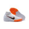 Nike Hombres Mercurial SuperflyX VI Elite TF Blanco Naranja Negro